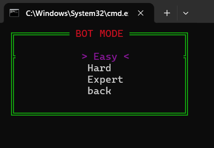select bot level(on single player)